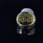 Eclat CZ Yellow Gold Ring
